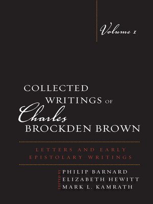 cover image of Collected Writings of Charles Brockden Brown